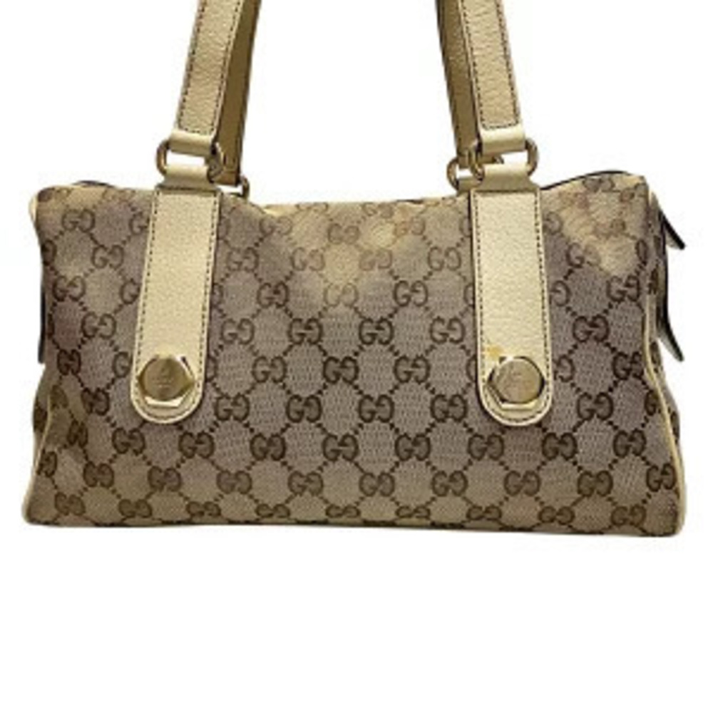 Gucci Handbag GG Canvas Leather